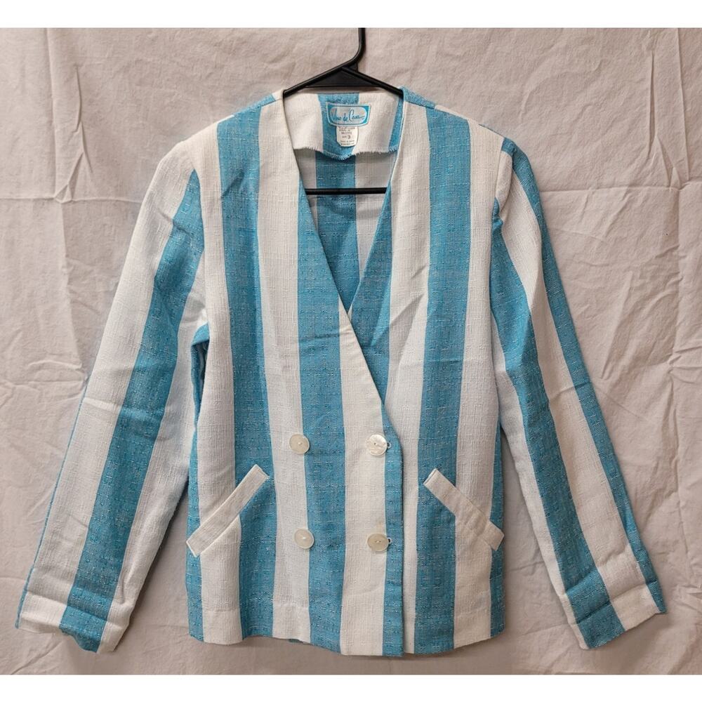 Vino de Casa Vintage Striped Blazer Women's 3
